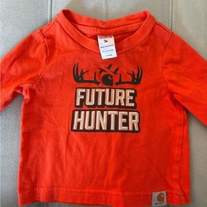 Carhartt Bright Orange Kids Long Sleeve Tee